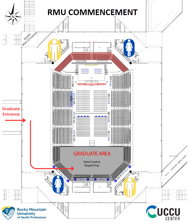 Diagram of UCCU Center